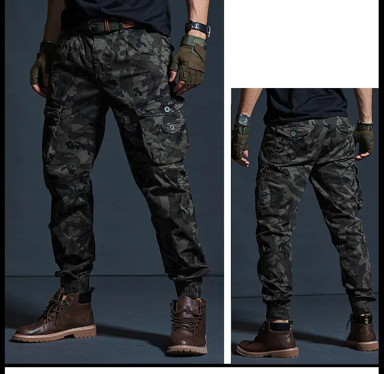Men's Cotton Multi Pocket Cargo Pants