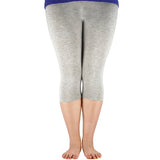 Women's High Stretch Capri Style Casual Bamboo Fiber Leggings.  Come in Plus Sizes.