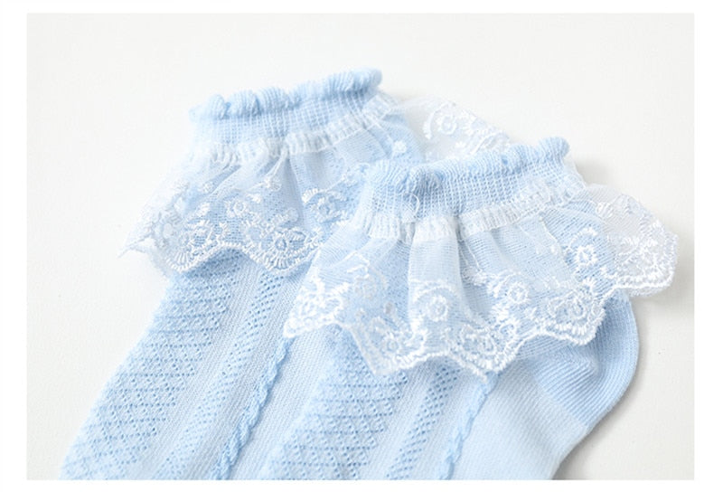 Baby Girl Lace Socks.