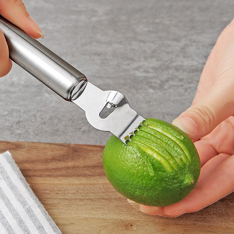 Stainless Steel Zester/Peeler For Citrus Fruit.