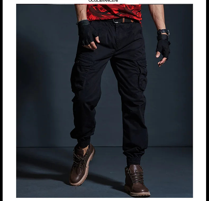 Men's Cotton Multi Pocket Cargo Pants