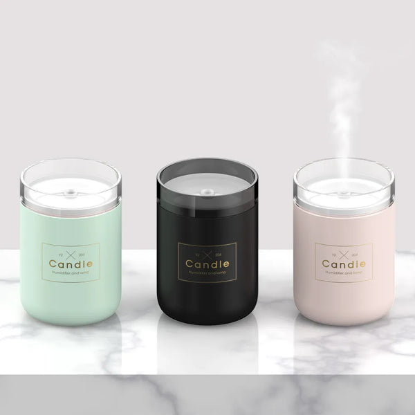 280ML LED/USB Essential Oil Diffuser Candle Aroma Lamp.