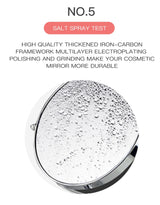 Makeup Mirror With LED  Light.  Double Sided 10X magnifying.