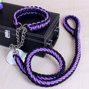 Medium and large Dog Chain Collar/Harness and Traction Rope.