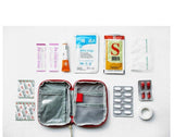 First Aid Medical travel Kit. Mini emergency travel bag.