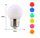 LED Bulbs E27 220V G45 7 Colors