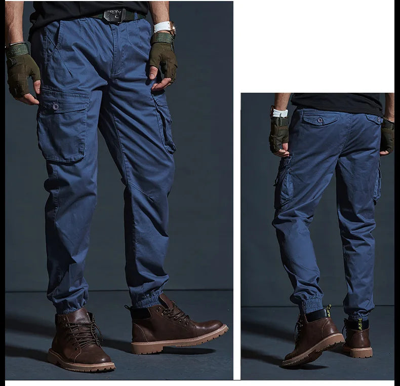 Men's Cotton Multi Pocket Cargo Pants