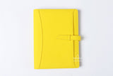 Macaron leather binder notebook organizer. Great for office and school planning.