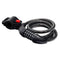 Bike Lock 1000 mm x 12 mm Steel Cable With 5 Digit Code Combination.