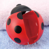 Ladybug Wall Mounted Toothbrush Holder With Suction Cup .