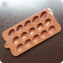 Easter Eggs Chocolate Silicone Mold.  Makes 15 Easter Eggs.