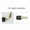 1/4" Quick Connector/Adjustable Spray Car Washing Nozzle for High Pressure Washer 3000 PSI Water Jet Cleaner.