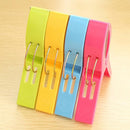 4Pcs Plastic Beach Towel Clips Or Laundry Pegs.