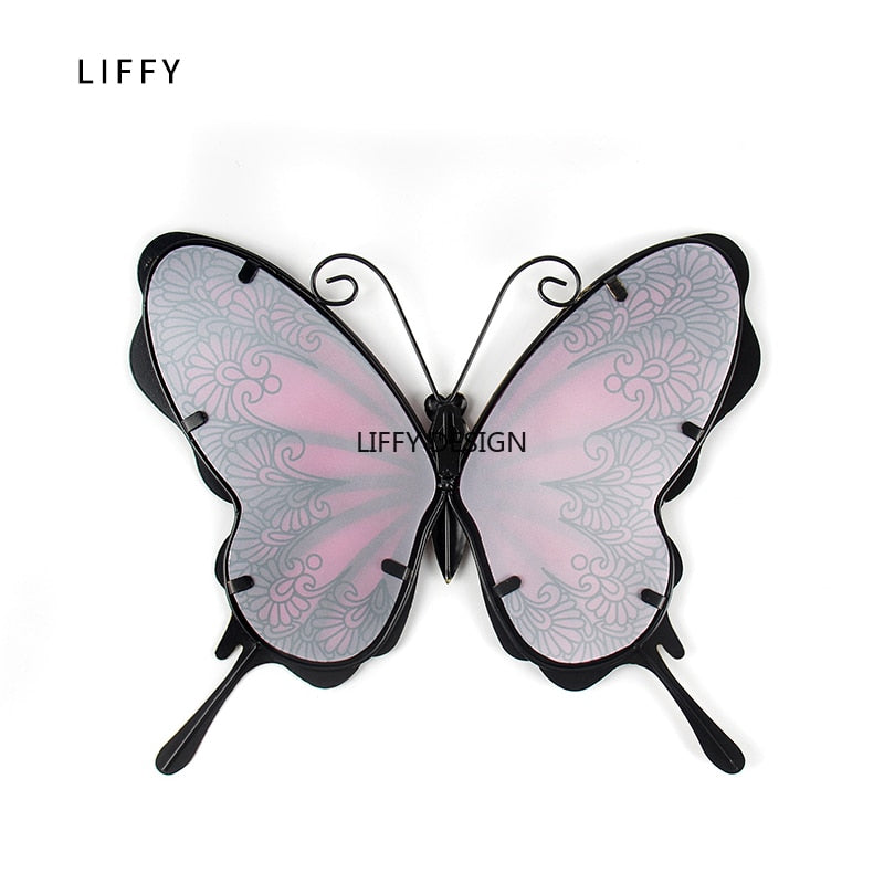 Garden Butterfly Wall Artwork for Home and Outdoor Decorations.