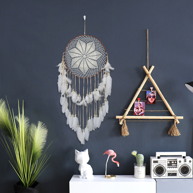 Hanging Dream Catchers.