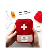 First Aid Medical travel Kit. Mini emergency travel bag.