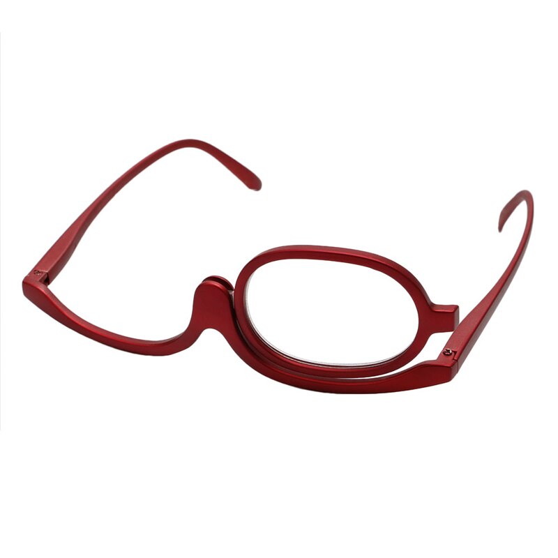 Women Folding Magnifying Glasses.  Excellent For Applying Makeup.  PC Frame +1.0~+4.0 Resin Lens.