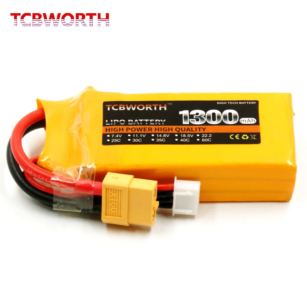 3S RC LiPo Battery 3S 11.1V 1300 1500 1800 2200 2600 3000 3500 4200 6000mAh 25C 35C 60C For RC Airplane Drone Boat 11.1V LiPo 3S