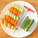 1Pc Vegetable Spiral Carving Tool. Works Great on Potatoes, Carrots, And Cucumbers, For Salads.