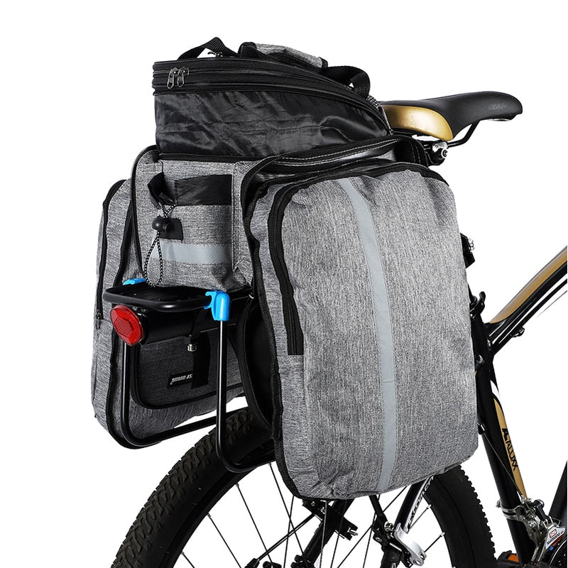 Waterproof 3 in 1rear bike bag. Reflective, 20L capacity