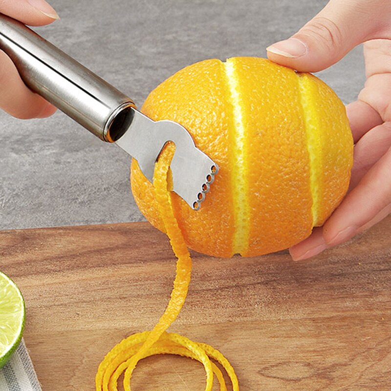 Stainless Steel Zester/Peeler For Citrus Fruit.