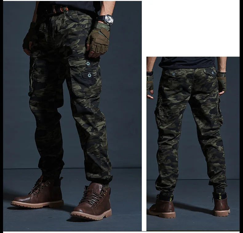 Men's Cotton Multi Pocket Cargo Pants