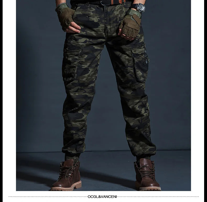 Men's Cotton Multi Pocket Cargo Pants