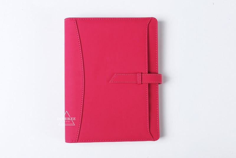 Macaron leather binder notebook organizer. Great for office and school planning.