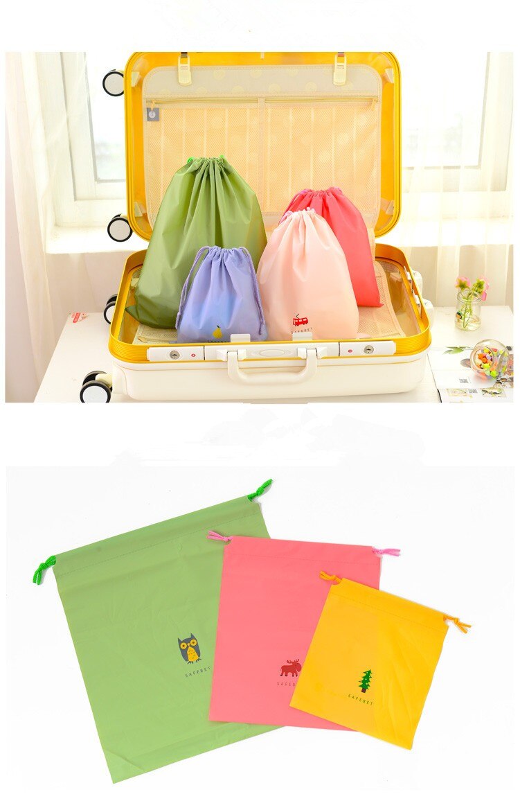 Waterproof Travel Drawstring  Storage Bag For Clothing Or Shoes.