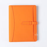 Macaron leather binder notebook organizer. Great for office and school planning.