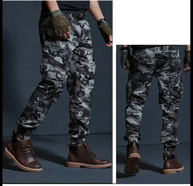 Men's Cotton Multi Pocket Cargo Pants