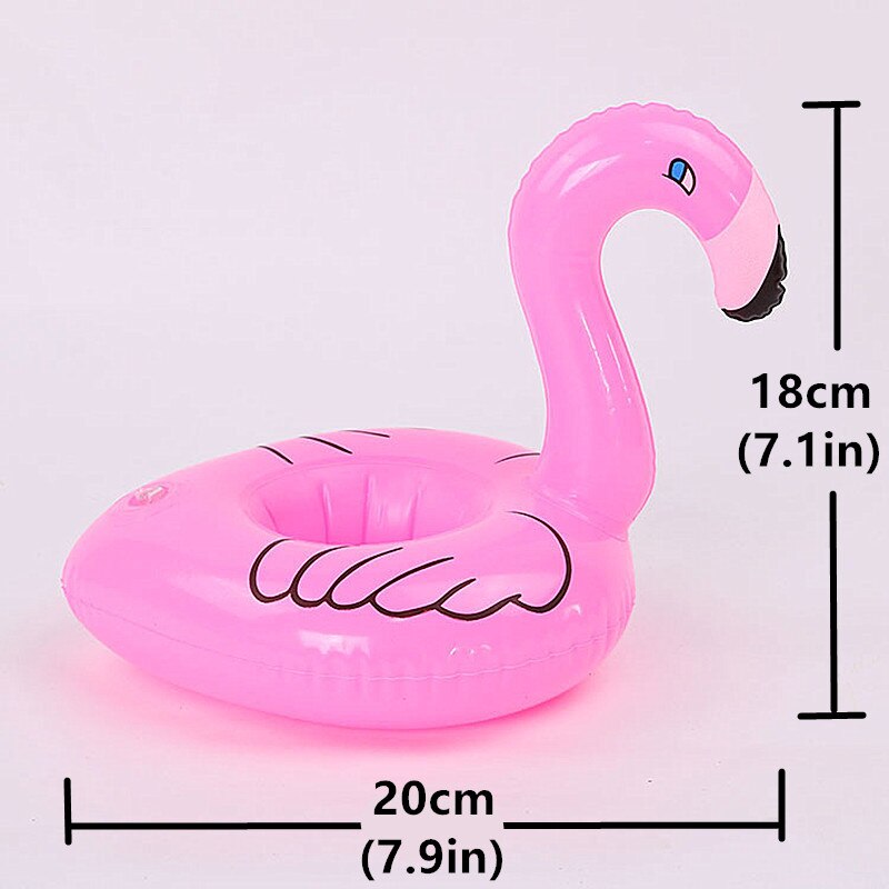 Tropical Flamingo Inflatable Drink Holder.  Great for Pool Parties.