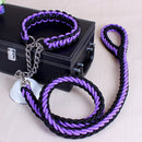 Medium and large Dog Chain Collar/Harness and Traction Rope.