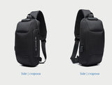 OZUKO Multifunction Waterproof Anti-theft Crossbody Bag for Men And Women