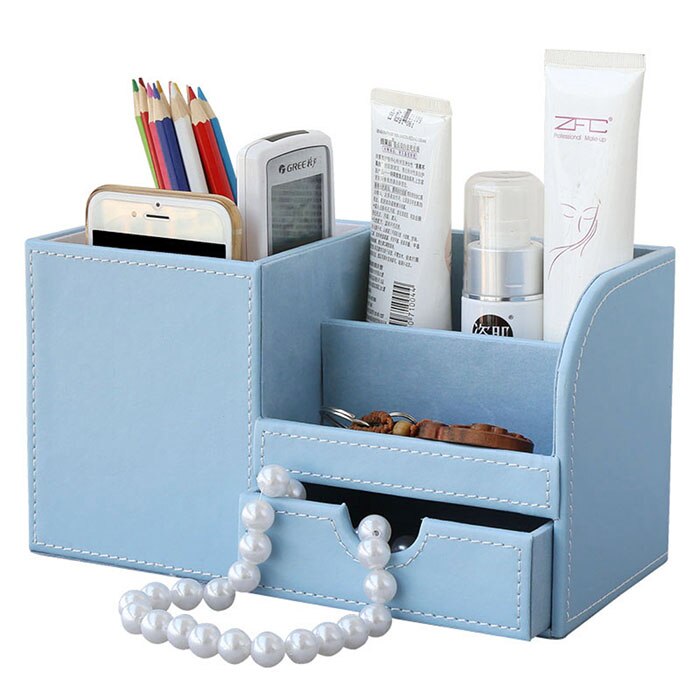 Multi-Functional Desk Organizer. Holds stationery, pens, pencils, various supplies.