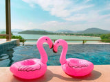 Tropical Flamingo Inflatable Drink Holder.  Great for Pool Parties.