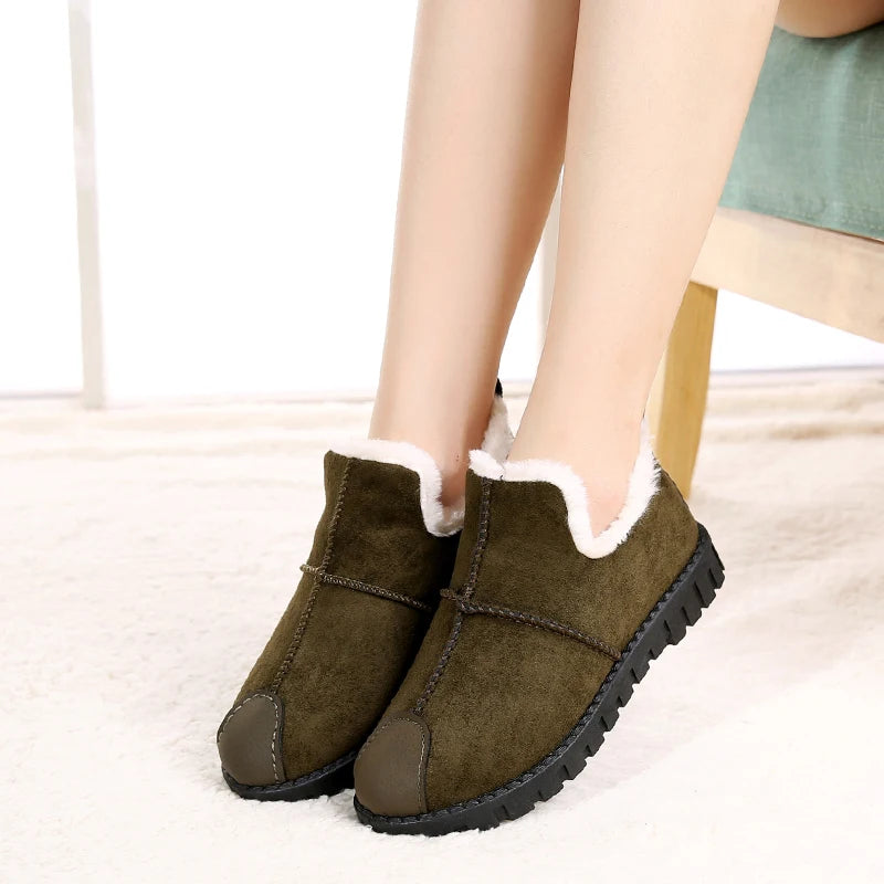 Winter Suede Ankle Boots.