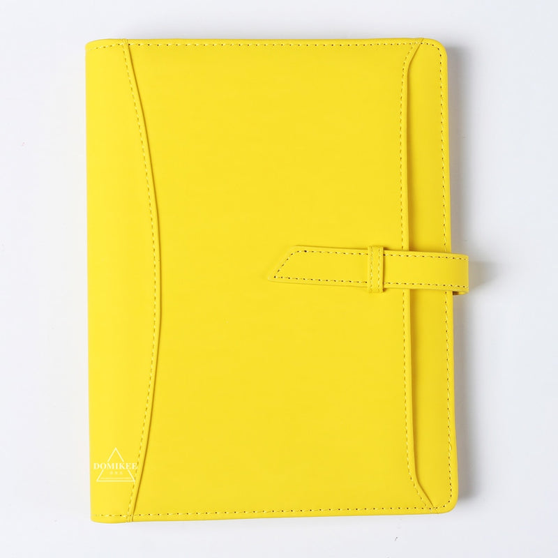 Macaron leather binder notebook organizer. Great for office and school planning.