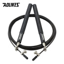AOLIKES 1PCS Cross fit Wire And PVC  Speed Jump Rope With Carrying Bag