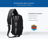 OZUKO Multifunction Waterproof Anti-theft Crossbody Bag for Men And Women