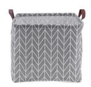 Cube Shaped Folding, Waterproof Storage Basket With Handles.