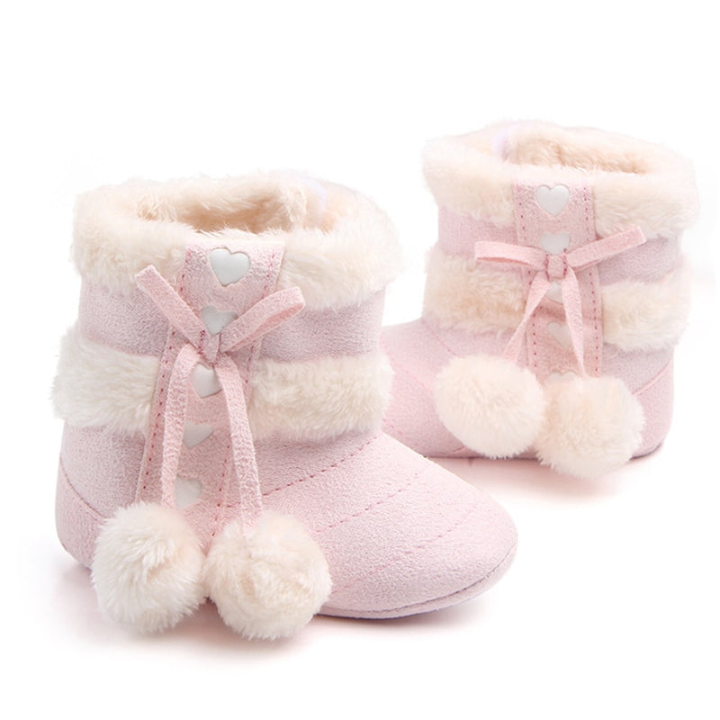 Winter Warm, Plush inside Ant-slip Boots For Newborn/ Toddler .