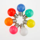 LED Bulbs E27 220V G45 7 Colors