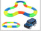 Flexible Glowing Race Track Set.  Amount Of Pieces And Number Of Cars Vary.