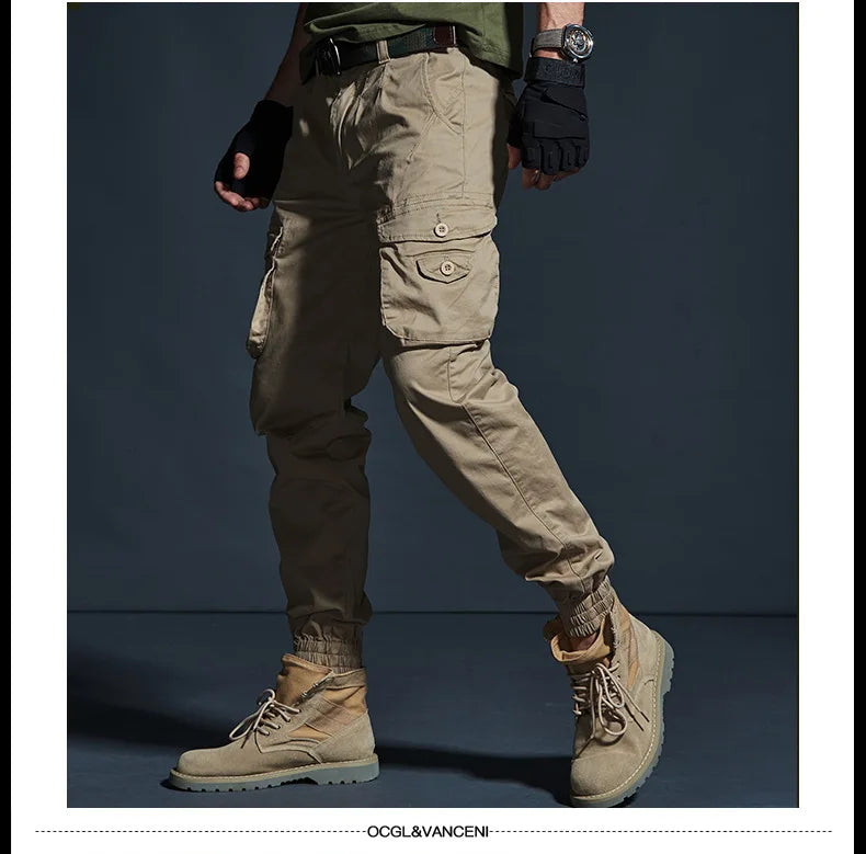 Men's Cotton Multi Pocket Cargo Pants
