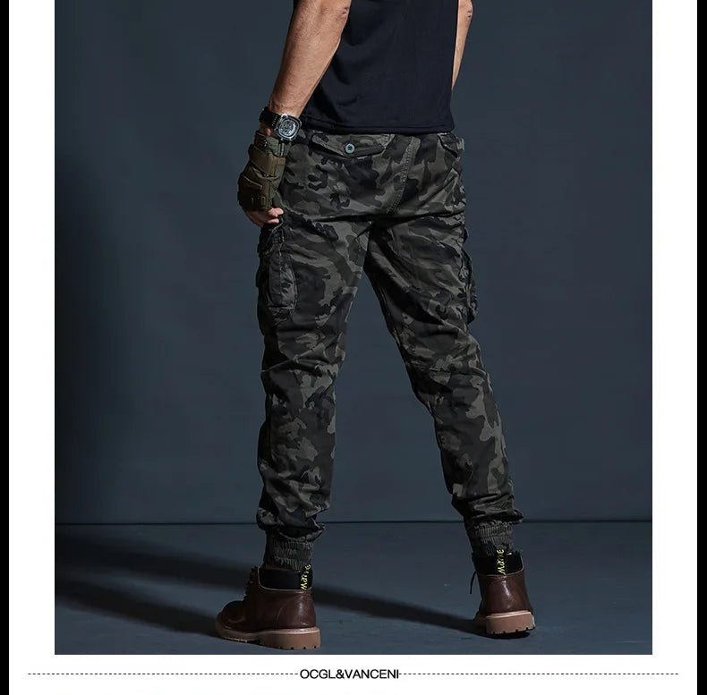Men's Cotton Multi Pocket Cargo Pants