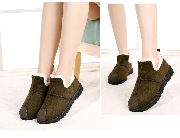 Winter Suede Ankle Boots.