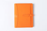 Macaron leather binder notebook organizer. Great for office and school planning.