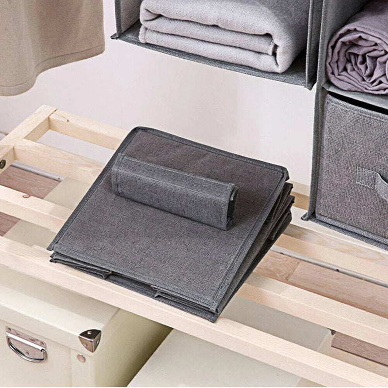 Cotton Wardrobe Hanging Drawer Organizer For Clothes