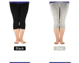 Women's High Stretch Capri Style Casual Bamboo Fiber Leggings.  Come in Plus Sizes.